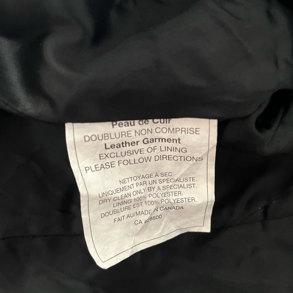 Vintage Rudsak leather jacket in black - Picture 6 of 13